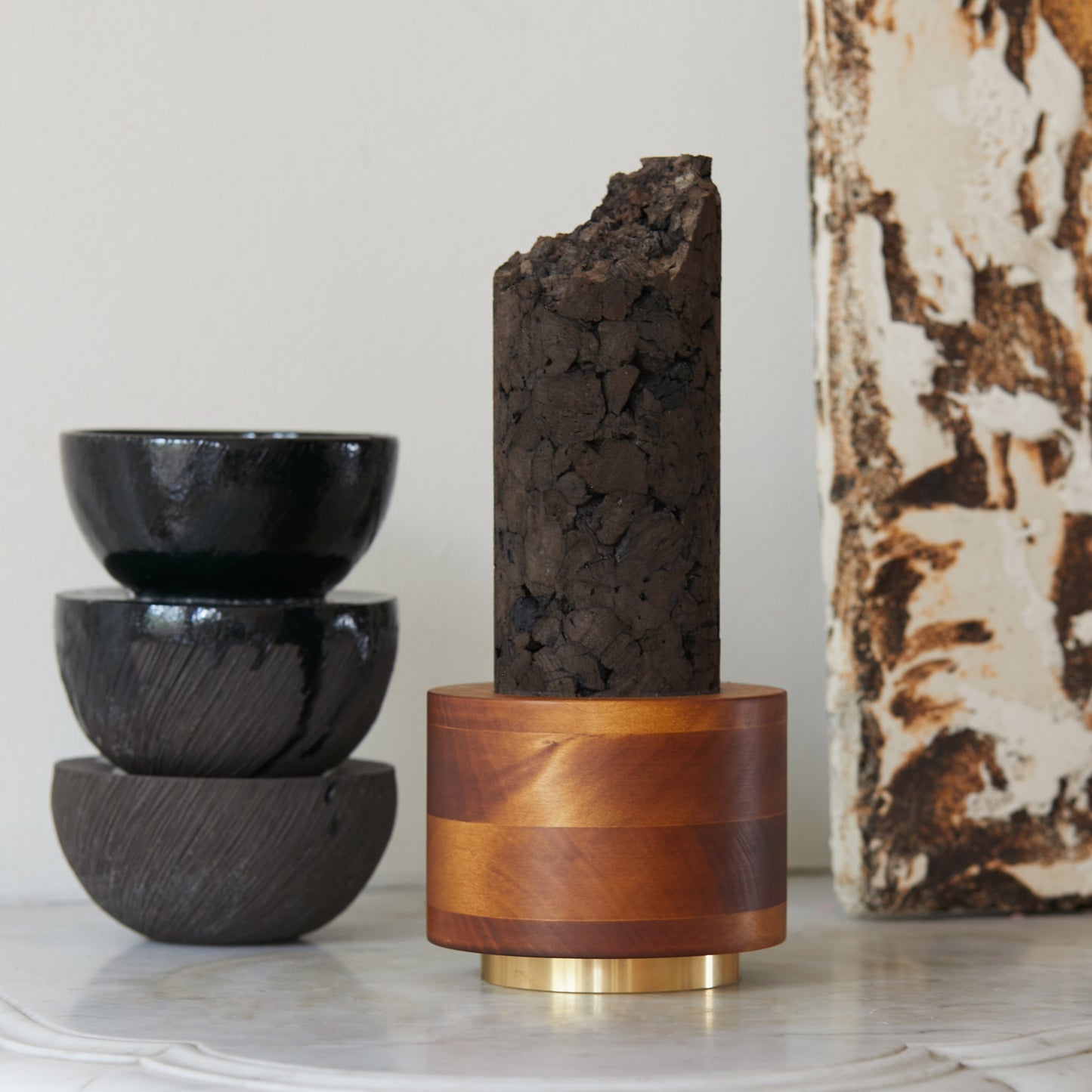 Olfactory Column in Turned limewood