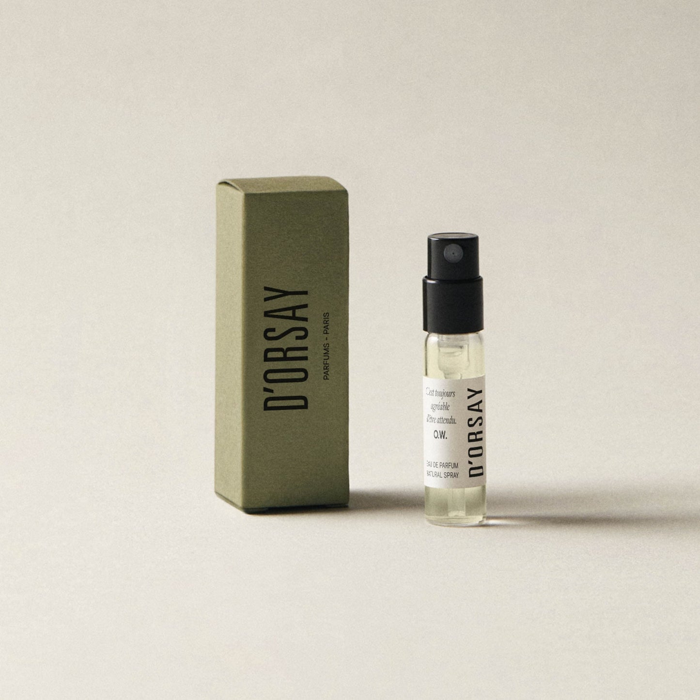 C’est toujours agréable d’être attendu. O.W. 1,5ML