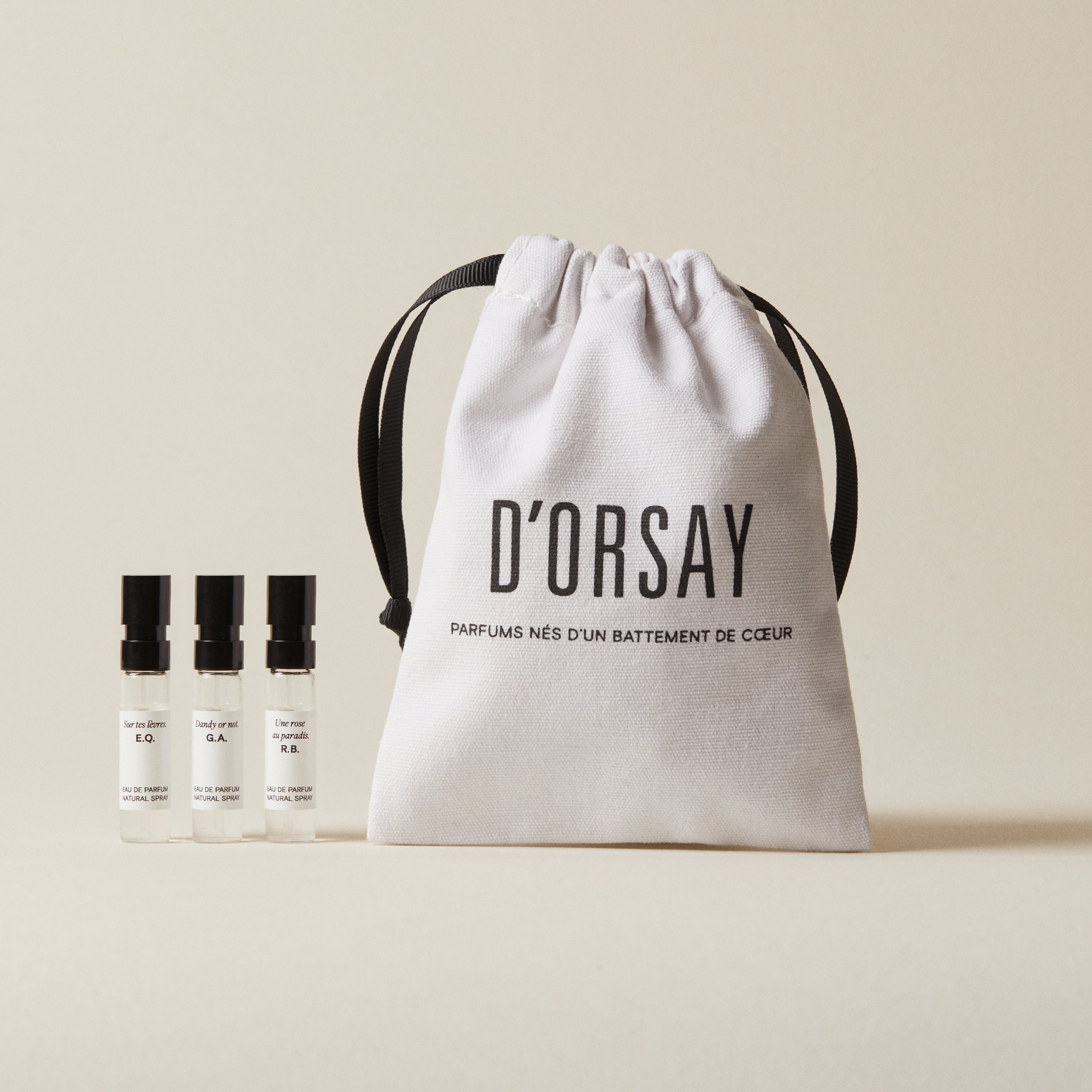 Parfums D'ORSAY Paris sample kit - 3 unisex fragrances – Maison D